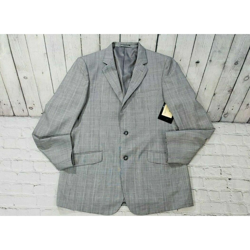 Lartoria NALDINI Enzo E Lido 966 Gray Blazer 100% Pure New Wool 150’s SIZE 44 L